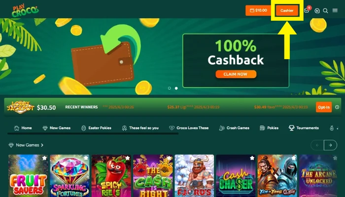 PlayCroco Casino(プレイクロコ)