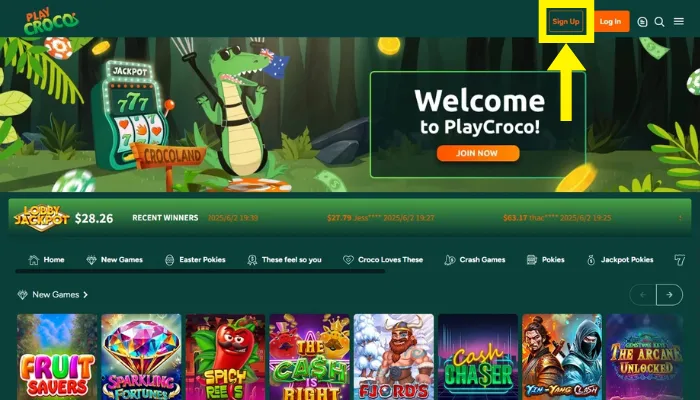 PlayCroco Casino(プレイクロコ)