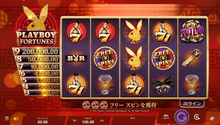 Playboy Fortunes(プレイボーイフォーチュン)