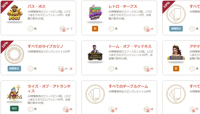 遊雅堂マイレージランク