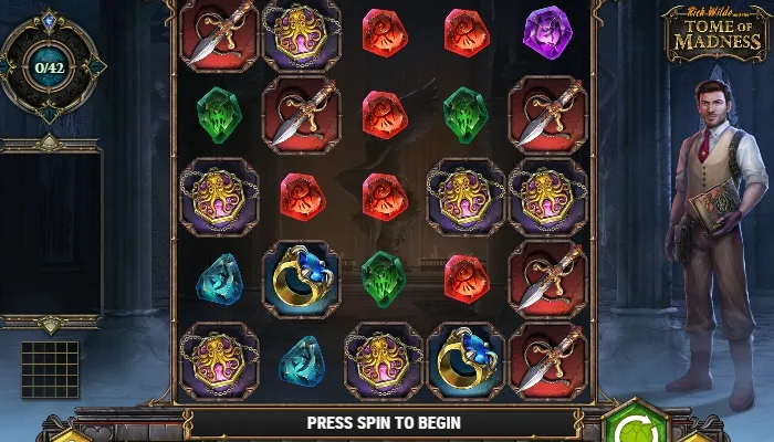 エースカジノのおすすめゲーム「Tome of Madness(トムオブマッドネス)」
