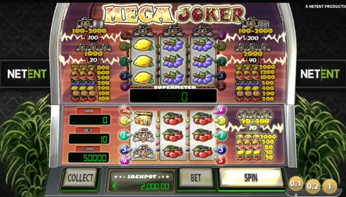 おすすめクラシックスロット「MEGA JOKER（メガ・ジョーカー）」