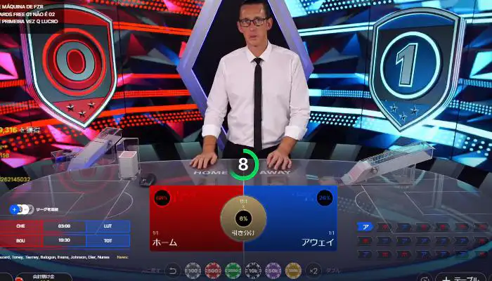 ベットレベルズのおすすめライブカジノ「Football Studio」