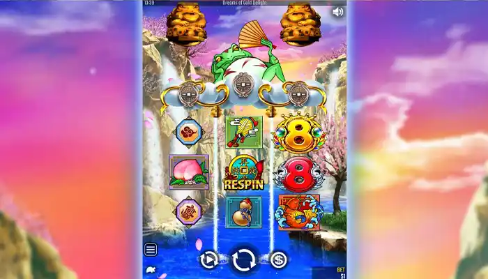 カジノシークレットスロットDreams of Gold Delight