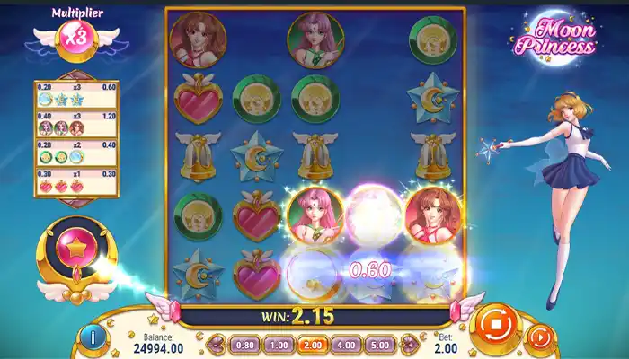 カジノシークレットスロットムーンプリンセス