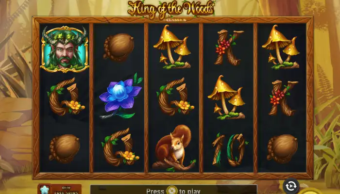 blitz(ブリッツ)モード搭載のスロット「King of the Woods」