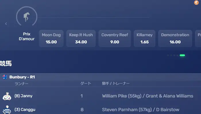 カジ旅のおすすめスポーツベッティング「競馬」