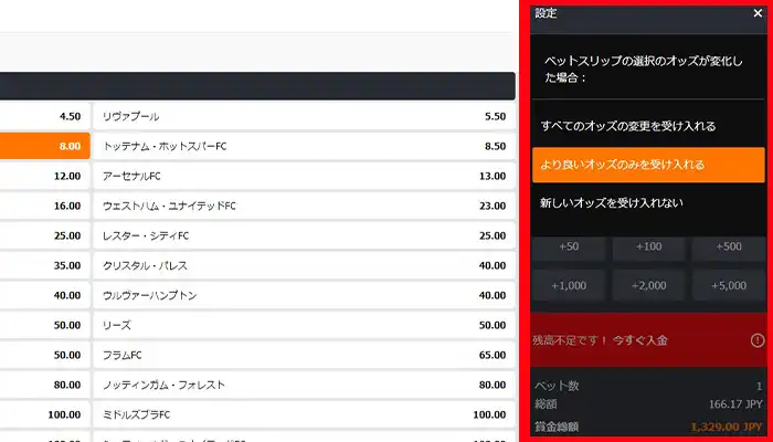 エルドアスポーツオッズ