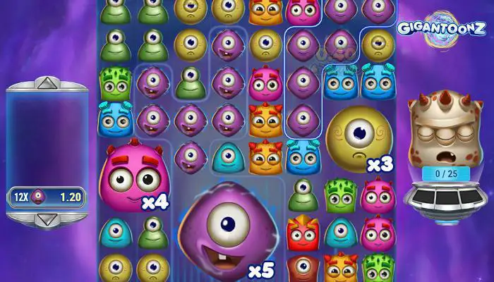 ミラクルカジノのおすすめスロット「Gigantoonz」