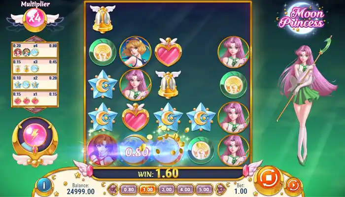 ミスティーノスロットムーンプリンセス