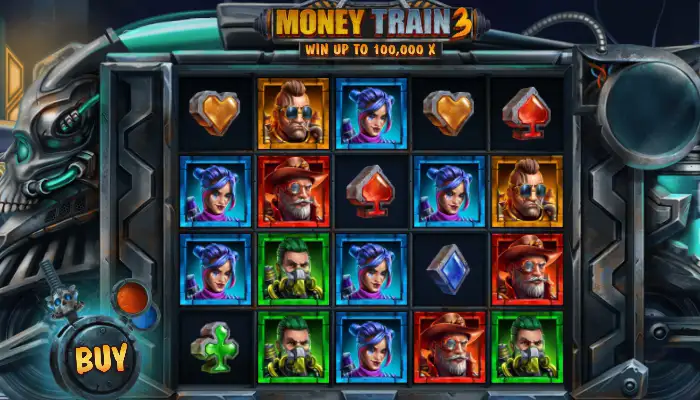 オンカジスロットおすすめの爆発力満載機種「Money Train 3」