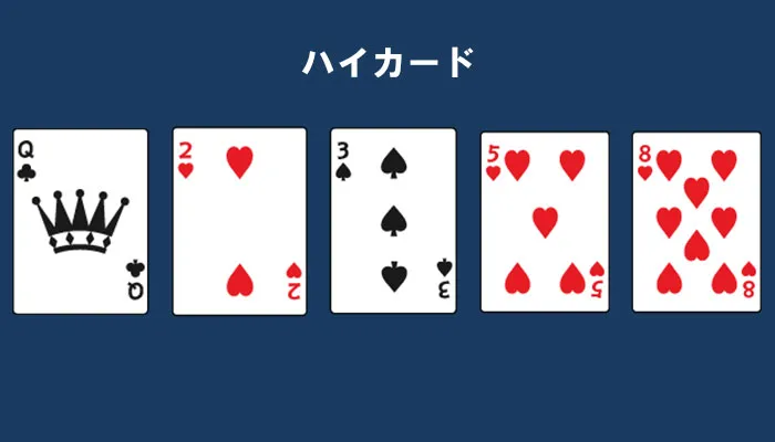 ポーカーの役「ハイカード」