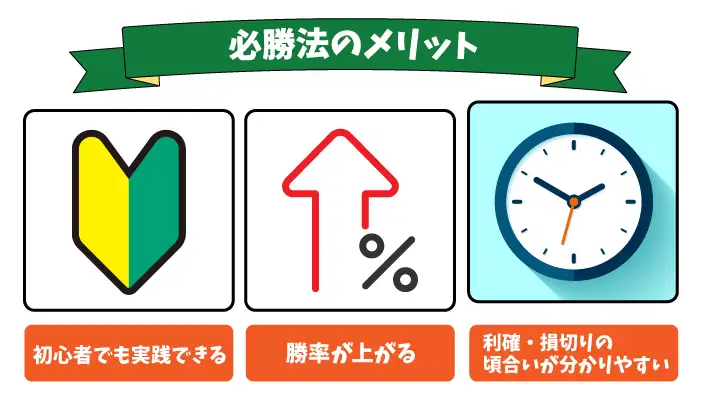 ルーレット必勝法のメリット
