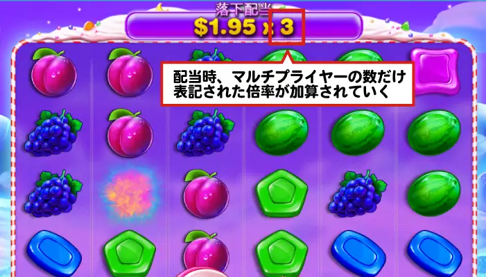 スウィートボナンザのフリースピン02