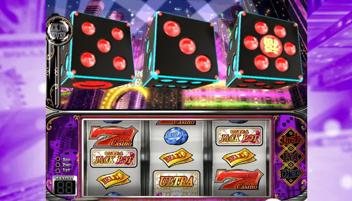 ベラジョンカジノパチンコ館8丁目おすすめ「JackPotDice(ジャックポットダイス)」