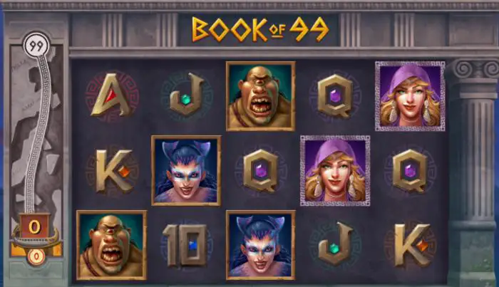中ボラティリティのおすすめスロット「Book of 99」