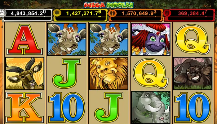 ジャックポット搭載「Mega Moolah」